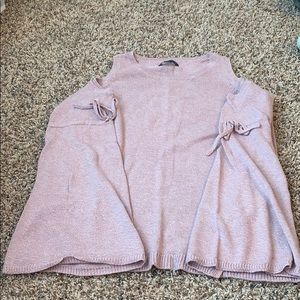 American Eagle open shoulder sweater